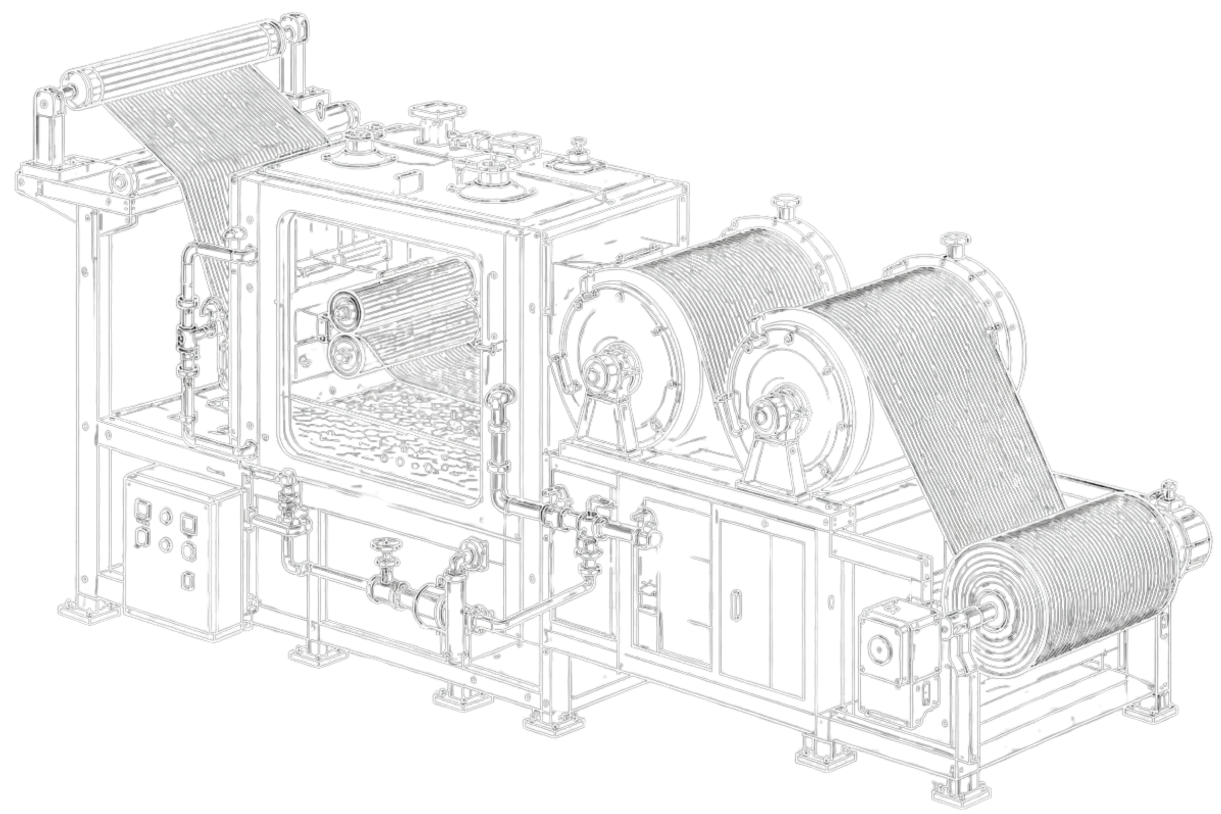 Industrial textile processing line for fabric treatment, drying and finishing Meta Title: Cotton Yarn Solutions for Textile Processing